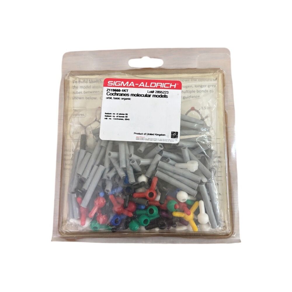 Sigma-Aldrich Cochranes Molecular Model Kit Chemistry 162 Pieces